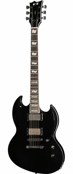 ESP E-II Viper Black edestä