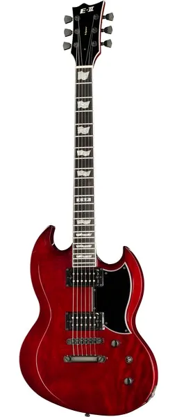 ESP E-II Viper See Thru BK Cherry edestä