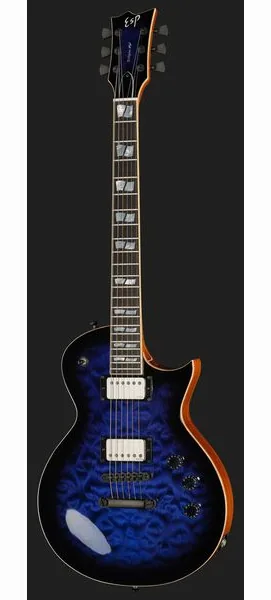 ESP Eclipse QM Dark Blue Sunburst, yksityiskohta 2