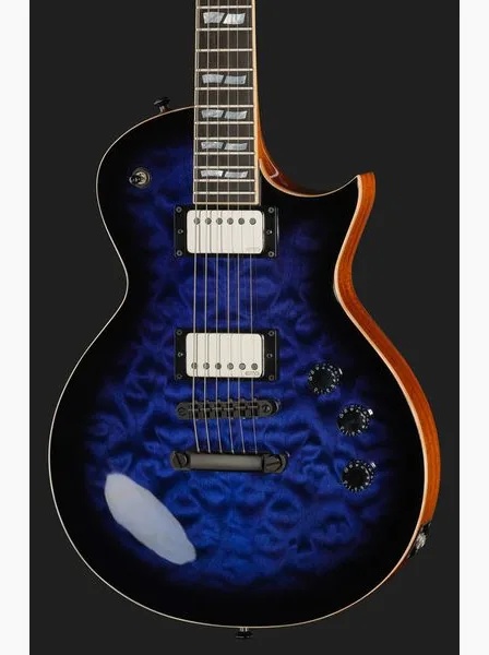 ESP Eclipse QM Dark Blue Sunburst, yksityiskohta 4