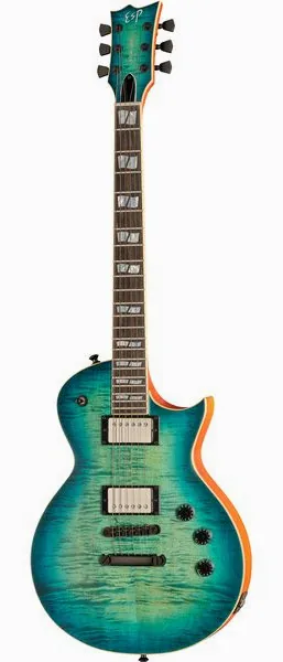 ESP Eclipse USA Aqua Marine SB edestä
