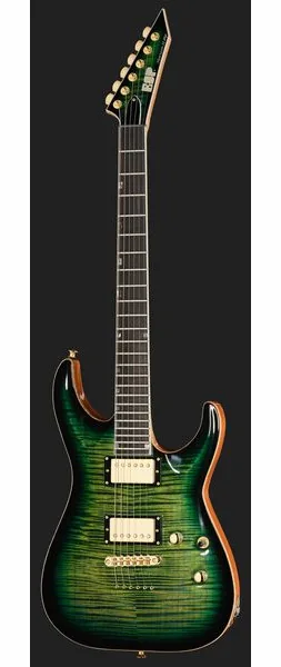 ESP HORIZON II FM Dark Lime Burst, yksityiskohta 2