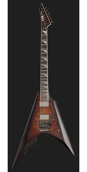 ESP LTD Arrow QM Dark Brown Burst, yksityiskohta 2