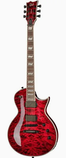 ESP LTD EC-1000 QM Black Cherry FL edestä