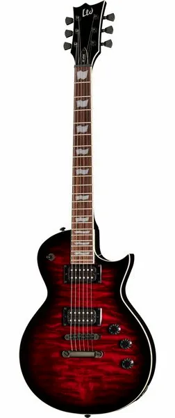 ESP LTD EC-256 QM Black Cherry SB edestä