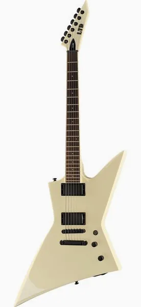 ESP LTD EX-200 Olympic White edestä