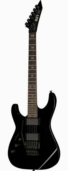 ESP LTD KH 602 LH BLK edestä