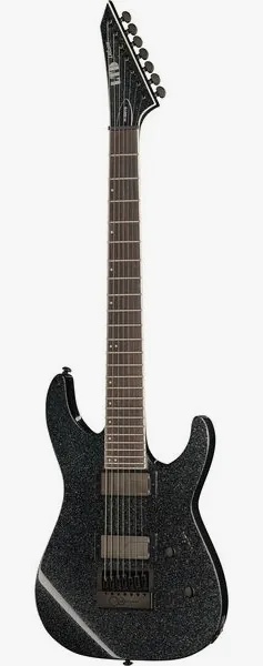 ESP LTD M-1007B ET Granite Sparkle edestä