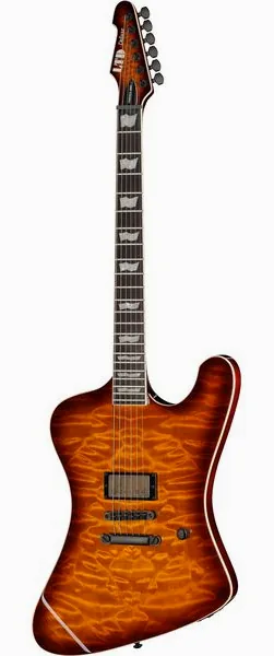 ESP LTD Phoenix QM Tobacco Burst edestä