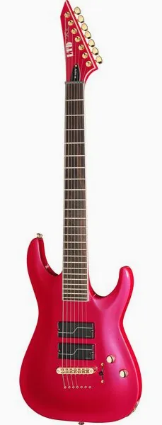 ESP LTD SC-607B Magenta Metallic edestä