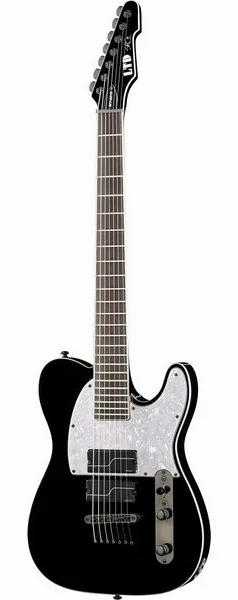 ESP LTD SCT607 Baritone Black edestä