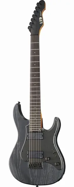ESP LTD SN-1007 Baritone HT BK Bl edestä