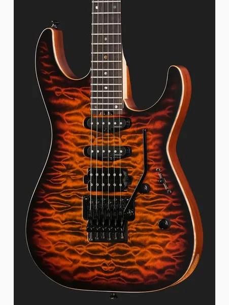 ESP M-III FR QM FSH BH Tiger Eye, yksityiskohta 4