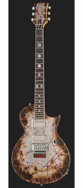 ESP RZK-II Richard Z Kruspe Burnt, yksityiskohta 2