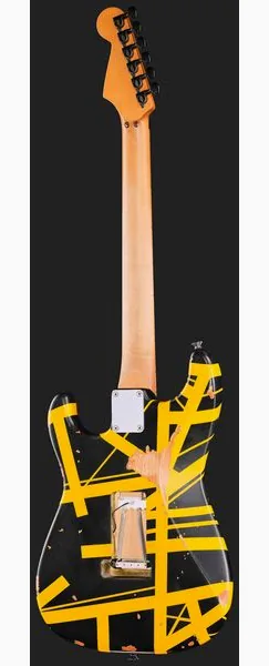 Evh Frankie Striped MN Relic B/Y, yksityiskohta 3
