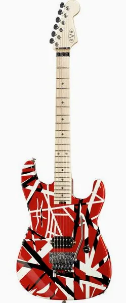 Evh Stripe Red edestä