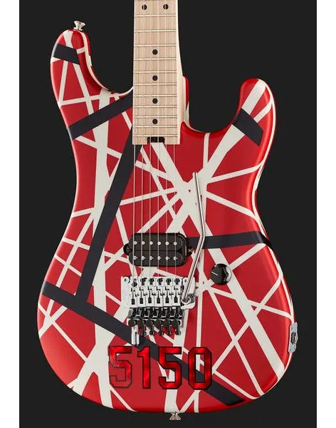 Evh Striped 5150 Red, yksityiskohta 4