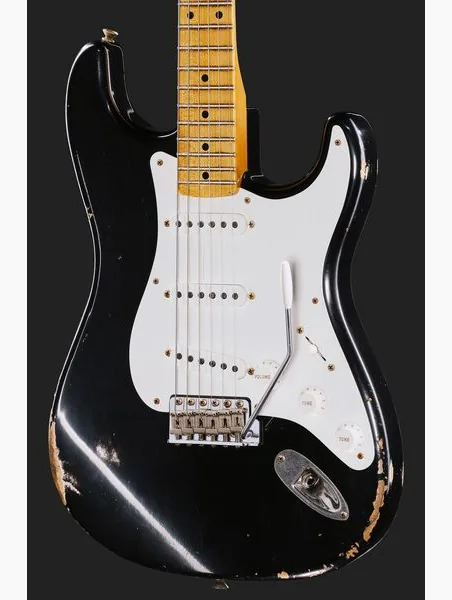 Fender 1958 CR Strat Relic Aged Black, yksityiskohta 4