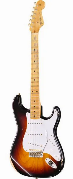 Fender 1958 CR Strat Relic WF 2TSB edestä