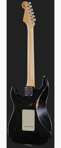 Fender 1960 Strat MP Relic Black, yksityiskohta 3