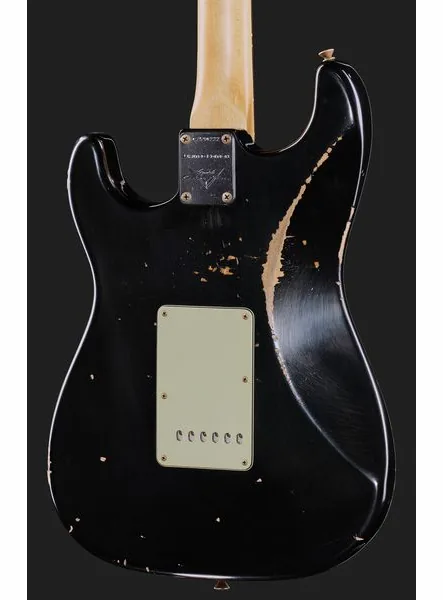 Fender 1960 Strat MP Relic Black, yksityiskohta 5