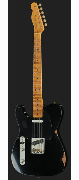 Fender 52 Tele Black Relic LH, yksityiskohta 2