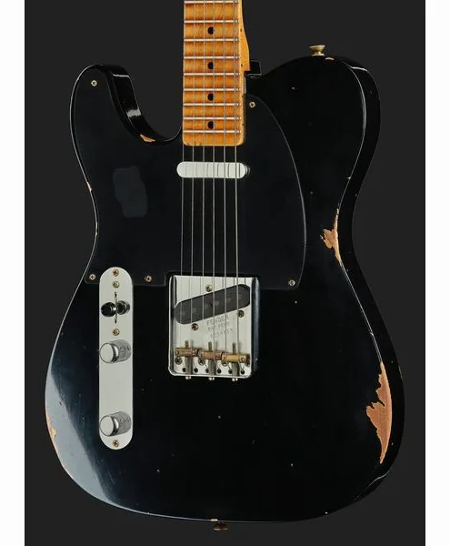 Fender 52 Tele Black Relic LH, yksityiskohta 4