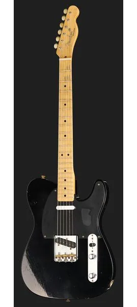 Fender 52 Tele BLK Journeyman Relic, yksityiskohta 2