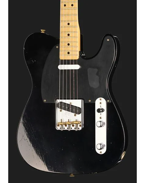 Fender 52 Tele BLK Journeyman Relic, yksityiskohta 4