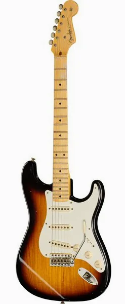 Fender 55 Strat 2TSB Journeyman Relic edestä