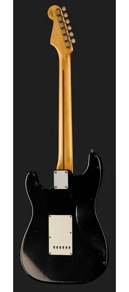 Fender 55 Strat BLK Journeyman Relic, yksityiskohta 3