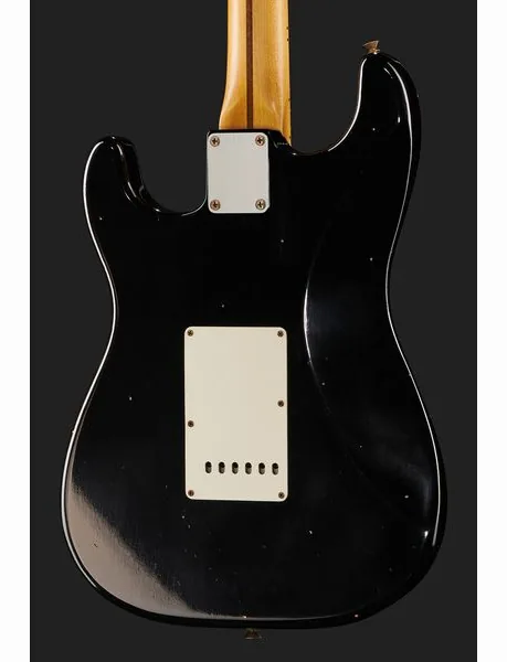 Fender 55 Strat BLK Journeyman Relic, yksityiskohta 5