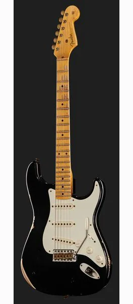 Fender 55 Strat BLK Relic, yksityiskohta 2