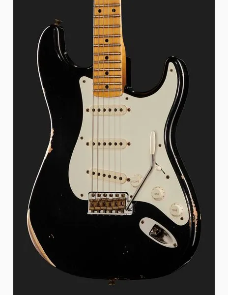 Fender 55 Strat BLK Relic, yksityiskohta 4