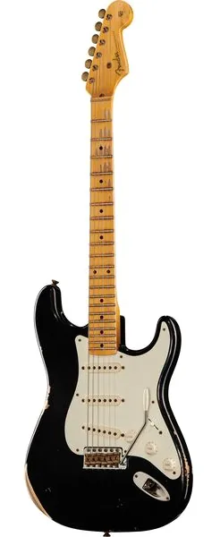 Fender 55 Strat BLK Relic edestä
