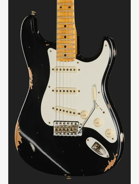 Fender 56 Strat Black Relic, yksityiskohta 4