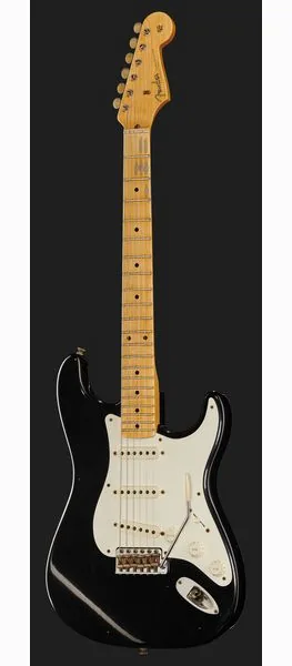 Fender 56 Strat BLK Journeyman Relic, yksityiskohta 2