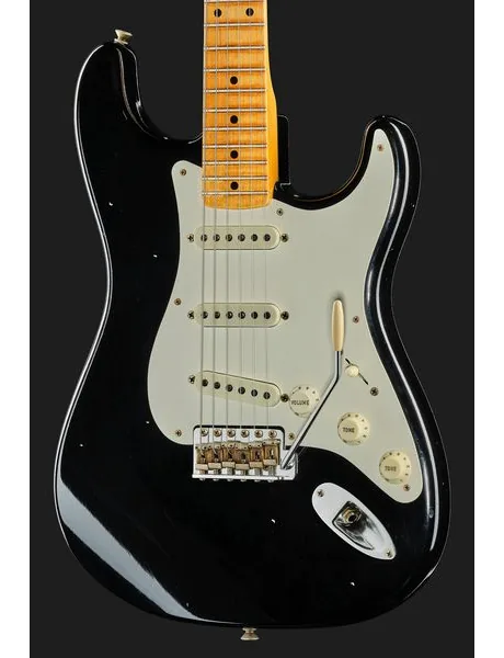 Fender 56 Strat Relic Aged Black LTD, yksityiskohta 4