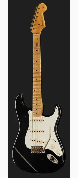 Fender 57 Strat BLK Journeyman Relic, yksityiskohta 2