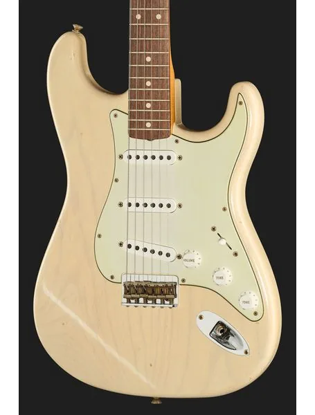 Fender 59 Strat RW Vintage Blonde JRN, yksityiskohta 4