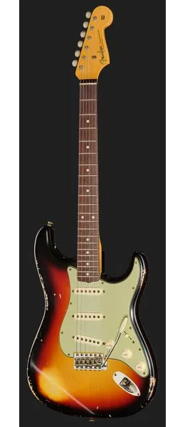 Fender 60 Strat 3TSB Relic, yksityiskohta 2