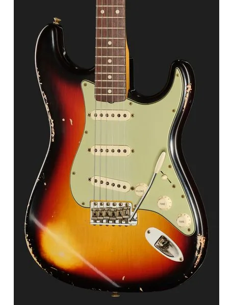 Fender 60 Strat 3TSB Relic, yksityiskohta 4