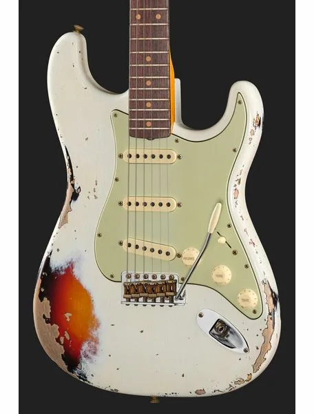 Fender 60 Strat AOW/3TSB Heavy Relic, yksityiskohta 4