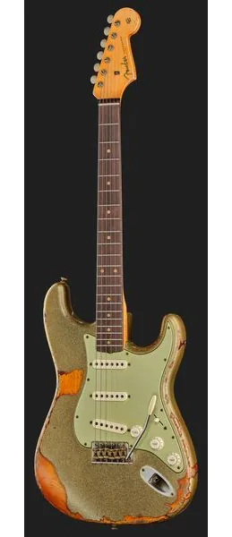 Fender 60 Strat GSoBB SuperRelic MBDB, yksityiskohta 2