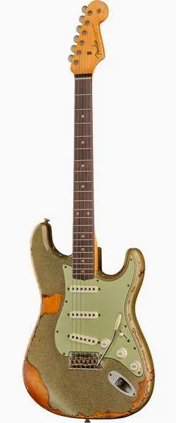 Fender 60 Strat GSoBB SuperRelic MBDB edestä