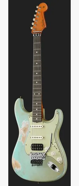 Fender 60 Strat HSS HR MBAH SADB, yksityiskohta 2