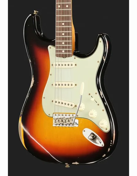 Fender 60s DM II CR Strat Relic 3TSB, yksityiskohta 4