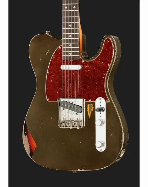 Fender 60s Tele Relic CF over 3TSB, yksityiskohta 4