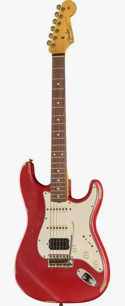 Fender 61 Strat DAR Relic HSS MBAH edestä