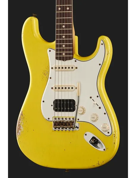 Fender 61 Strat GRY Relic HSS MBAH, yksityiskohta 4